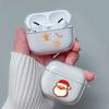 Lustige Cartoon-Weihnachts-Nikolaus-Kopfhörerhülle für Airpods 4. 3. 2 Pro Weiche Hülle für Airpod 2 3 1 Schutzhülle Zubehörschale