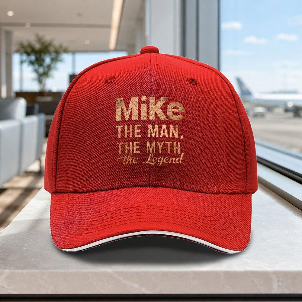 Mike Print Adjustable Baseball Cap Lightweight Unisex Hat For Outdoor Weddings Parties