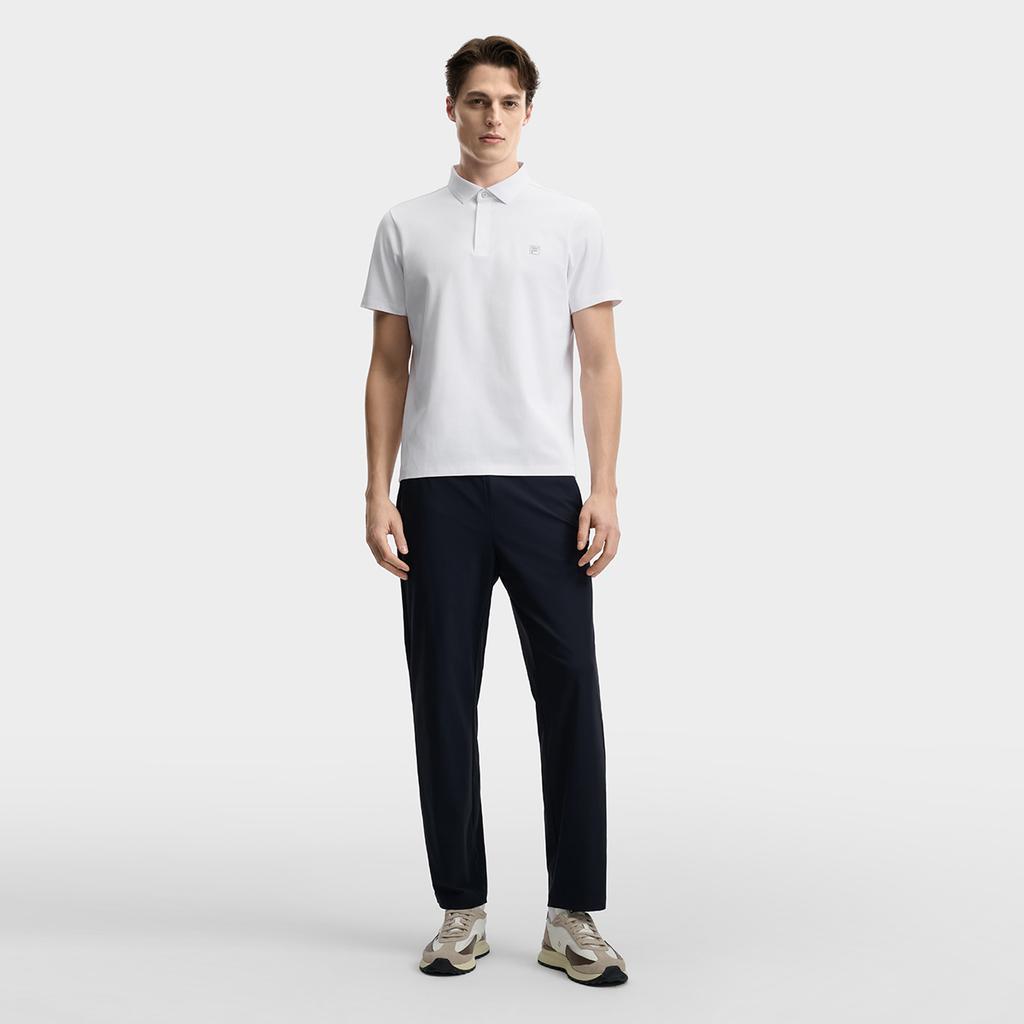 Fila Tennis Fashion Classic Minimalist Sports Casual Comfortable Solid Color Basic Breathable Short Sleeve Polo Shirt Men tops A11M623151FWT