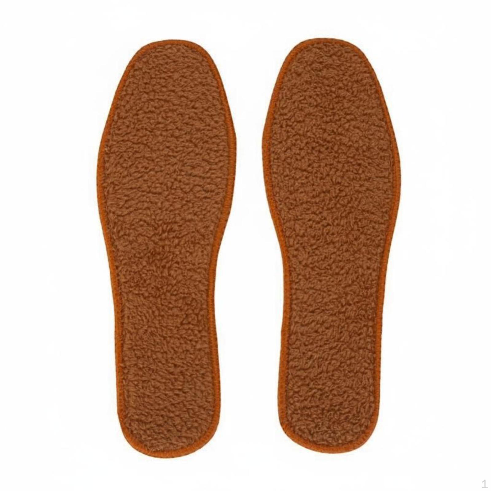 Alpaca Wool Insoles, Warm Plush, Unisex, Winter Comfort