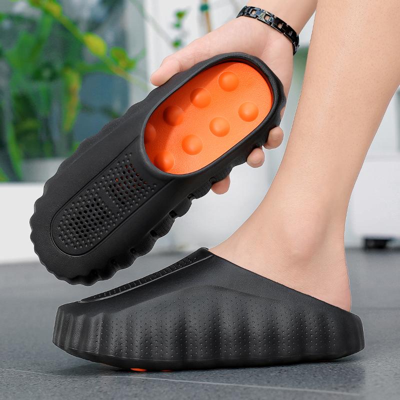 Yaz Erkek Sandalet Plaj Terlik Moda Açık Terlik Rahat Plaj Su Sporları Ayakkabı Nefes Hollow Flip Flop Ucuz Erkek Aqua Sneaker