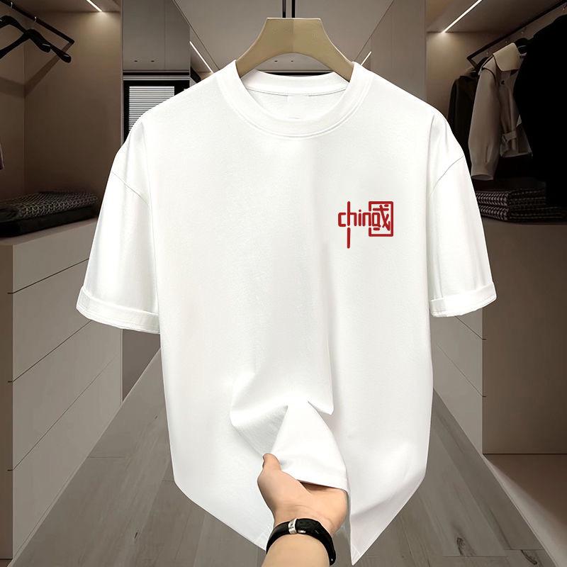 Unisexová trička s krátkým rukávem z ledového hedvábí: Všestranný, trendy hongkongský styl pro páry