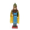 Handmade Wooden Holiday Figurine, Wise Men Nutcrackers Decors for Tabletop, Mantel, and Winter Shelf Display