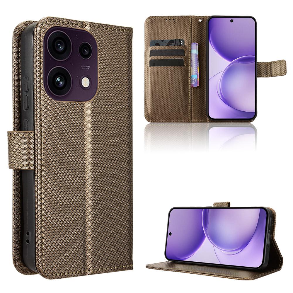 Flip Cover For OPPO Reno 16F / Reno 16FS Leather Case [Flip Vintage Leather] Shockproof Durable Retro Phone Case