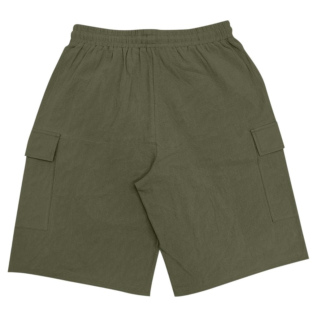 Herren Sommer Shorts Elastischer Bund Lockere Freizeit Strandshorts