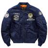 Men's New Outdoor Casual Stand Collar Aviator Men's Jacket Loose Embroidered Jacket for Men