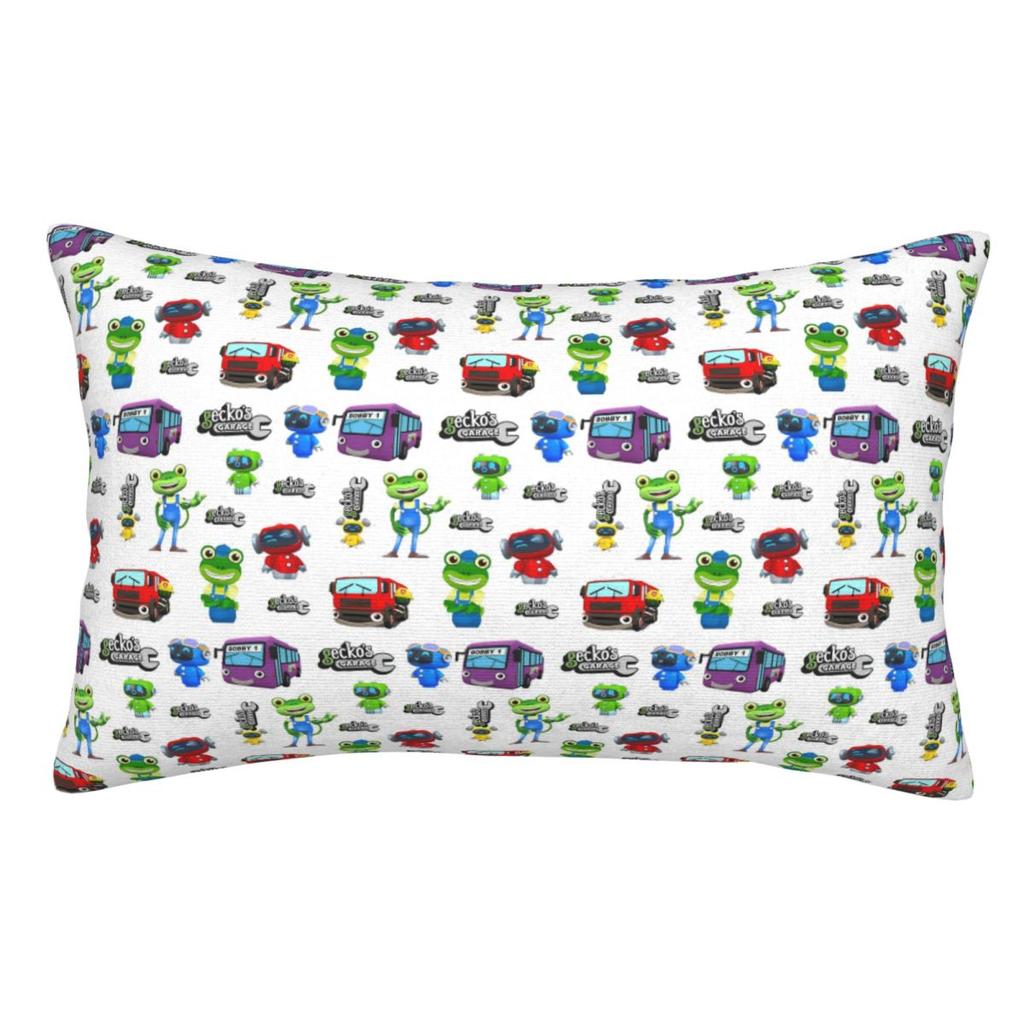 Garage Geckos Pack 9 And 3 Free Gecko Rectangle Pillowcase Cushion Cover Decorative Bedroom Bed Home Comfort Throw Pillow