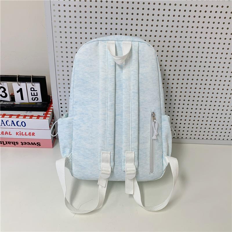 Schoolbag summer refreshing sea salt bubble milk blue schoolbag Japanese girl gentle atmosphere student party class small backpack