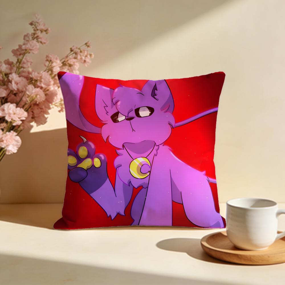 Fashion CCatnapful Cushion Cover Stylish Washable Pillow Cover Ideal for Couch Bedroom Car Decoration