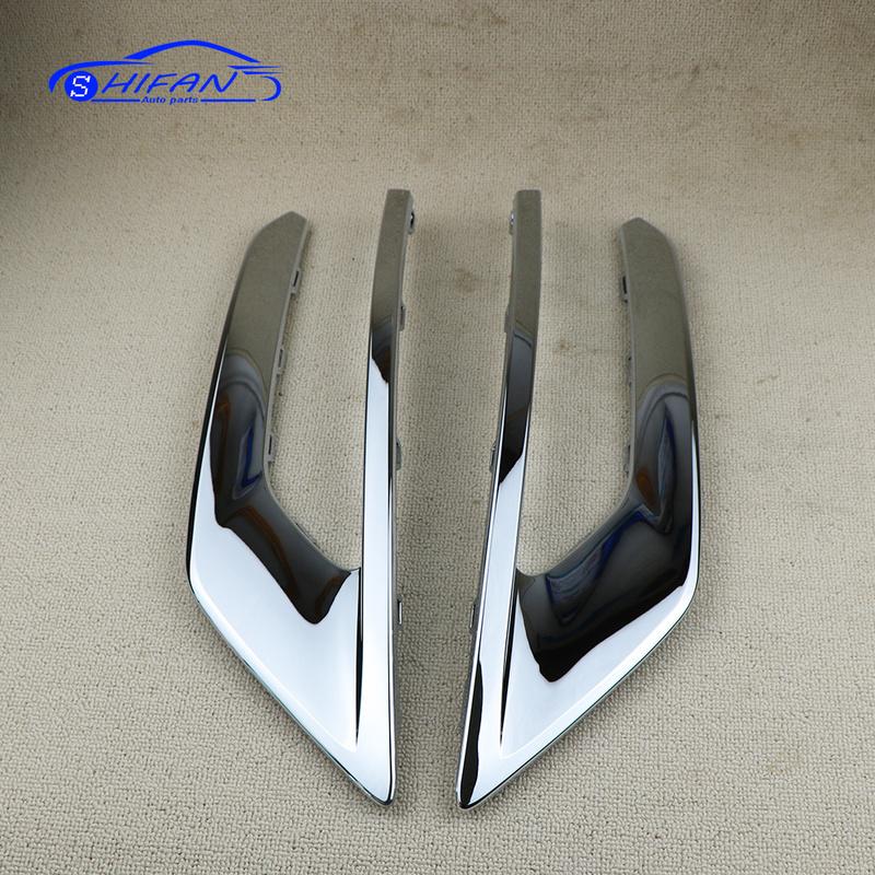 31663539 31663540 Frontstoßstange Nebelscheinwerferabdeckung Gitter Verchromter heller Streifen Für Volvo XC90 Autozubehör