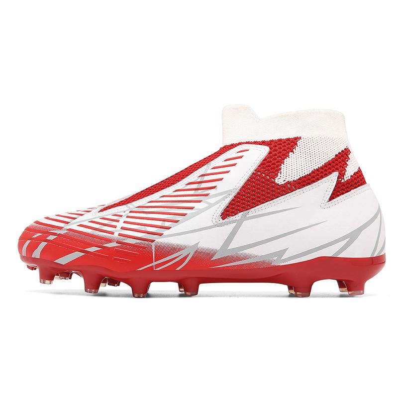 Men's Football Sneakers Men Soccer Shoes Adult Kids High Ankle Football Boots Cleats Grass Training Sport Footwear Men‘s Sneakers