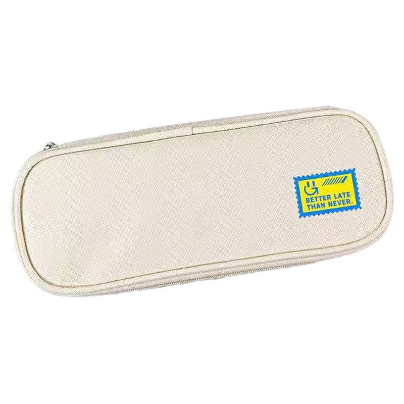 Wide Oxford Cloth Multi-layer Pencil Case - Large Capacity Stationery Bag for School Supplies