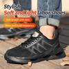 New Fashion Safety Shoes Men For Work Sneakers Lightweight Steel Toes Industria Safety Boots Male Footwear