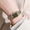 Marke Edelstahl Armband Uhr Frauen Luxus Geschenk Quarz Armbanduhr Student Mode Einfache Quadratische Quarz Uhren
