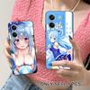Konosuba Aqua Matte TPU Mobile Phone Case for Xiaomi Redmi Note 14 13 12 11 S Pro Plus 4G 5G Colorful Printing Cover