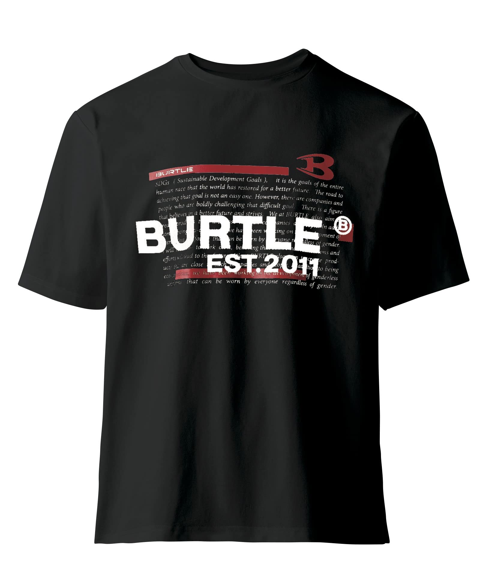 

Оригинальный дизайн BURTLE Черная 4086 35 M Футболка Круглый год чёрный