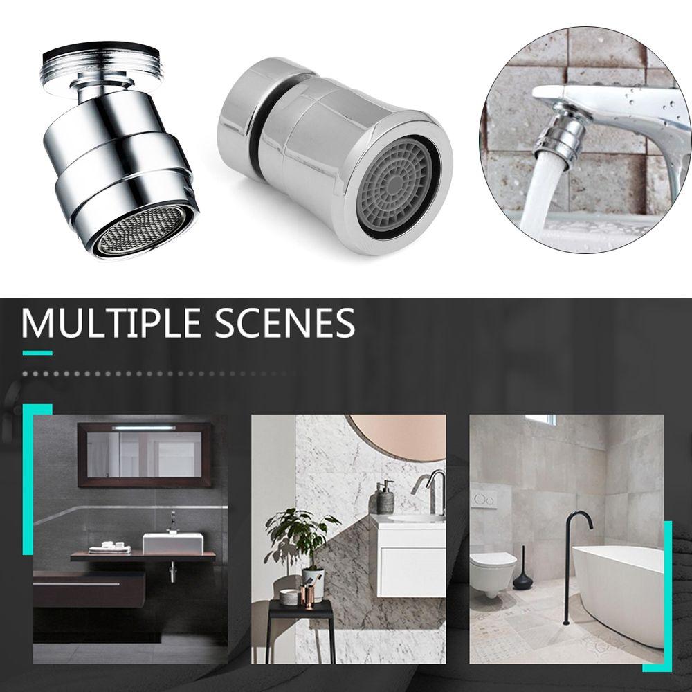 

Hardware Sprayer Water Saving Connector Tap Head Swivel Tap 360 Degree Aerator Faucet Nozzle A
