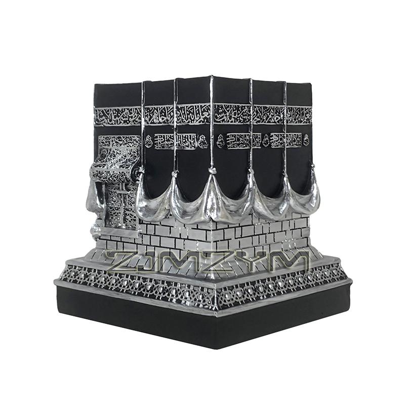Kaaba Replica Model Islamic Muslim Turkish Ramadan Eid Islamic Gifts Home Decorations Imitation Metal Decoration