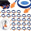 Corded Ear Plugs Silicone Noise Reducing Soft Hearing Protection Earplugs Reusable Rubber