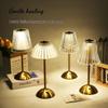 Luxury Crystal Pumpkin Bedside Lamp: Elegantly Designed Charging Night Light with a Simple Atmosphere