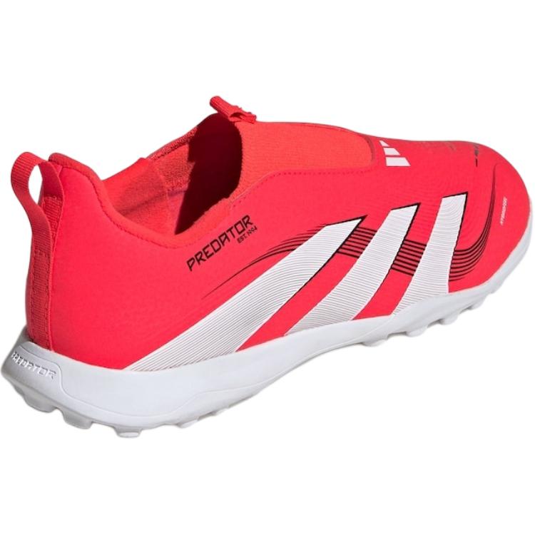New Adidas PREDATOR LEAGUE Anti Slip Wear Resistant Low Top Kids' Soccer Shoes Red/White/Black Kids' ID3815