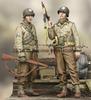 Alpine Miniatures WWII US Army 29th Infantry Division Infantry Set Resin Kit AM35335 1/35 (2 Figures)