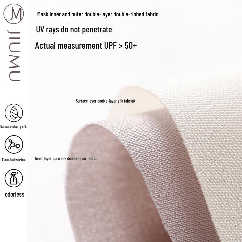 JIUMU Women's Silk Cycling UV Protection Mask