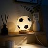 Football Glass Table Lamp Creative LED Bedroom Bedside Study Desktop Sleep Ambient Birthday Gift Decor Lamp