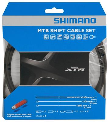 SHIMANO Repair Parts Shift Cable Set Polymer Coating MTB Black Y01V98110