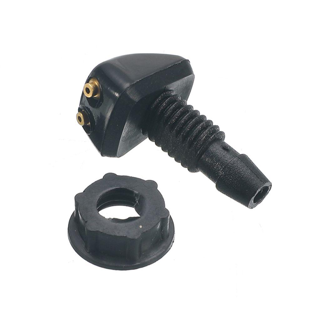 Uxcell 2pcs 4805742AC Windshield Washer Nozzle Sprayer Single Hole Replacement For Jeep Compass Ram 1500 2500 For RAM 1500 2500