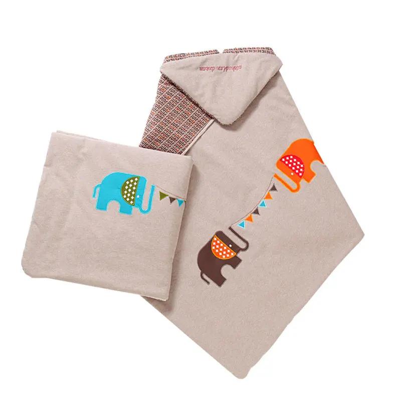 Boys & Girls Newborn Cartoon Swaddle Blanket - Vintage Pure Cotton Design Thin Spring/Summer & Thick Autumn/Winter Baby Blanket