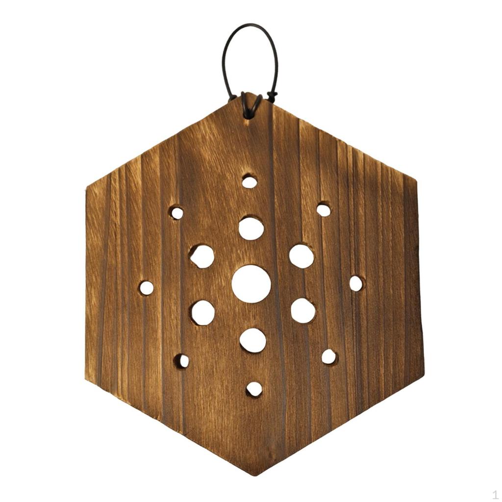 Fern Holder, Wooden Frame for Indoor Gardening, Lightweight Accessories, Multipurpose Hanging Pot