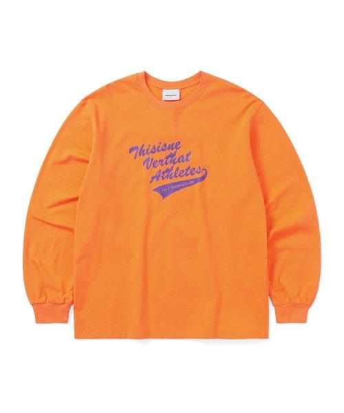 ThiSiSneverthat AthLeteS L S Tee Orange S