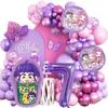 Demon Hunter Witch Group RUMI MIMA Irregular Round Foil Balloon - Birthday Decoration