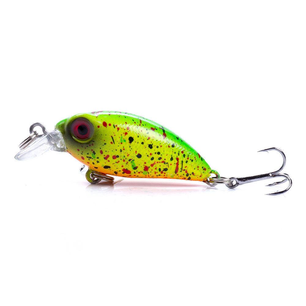 

4CM-2.5G-12#New Rock Style Little Fat Guy 2.5gLure Bait Mini Fishing Lure Bait Body Fishing Gear 4cm-2.5g-12