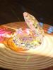 Reflective Crystal Conch Shell with Pearl Sun Catcher Pearl Clam Ornaments Crystal Seashell Figurine Collectible Desk Decor