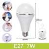 New 7W/9W/12W/15W Emergency Light Bulb 85-265V Portable LED Light Bulb E27 Rechargeable Bulb Home