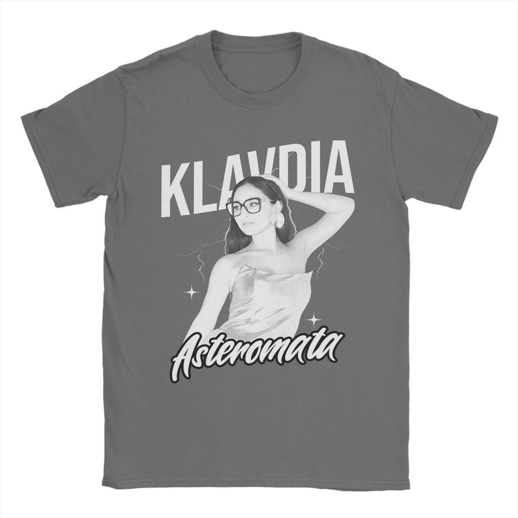 Klavdia Asteromata Eurovisions Greece 2025 Tee Shirt for Men Women Graphic Printed T Shirts Song Contest Cotton Clothes