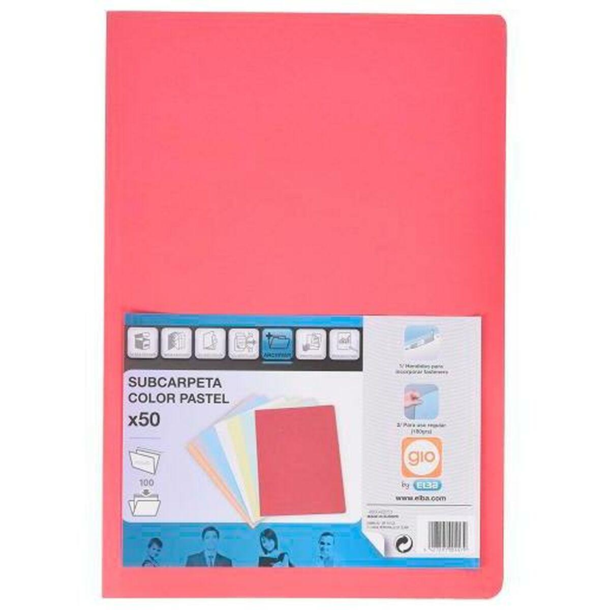 

Подпапка Elba GIO Red Din A4 (50 единиц) TU прозрачный