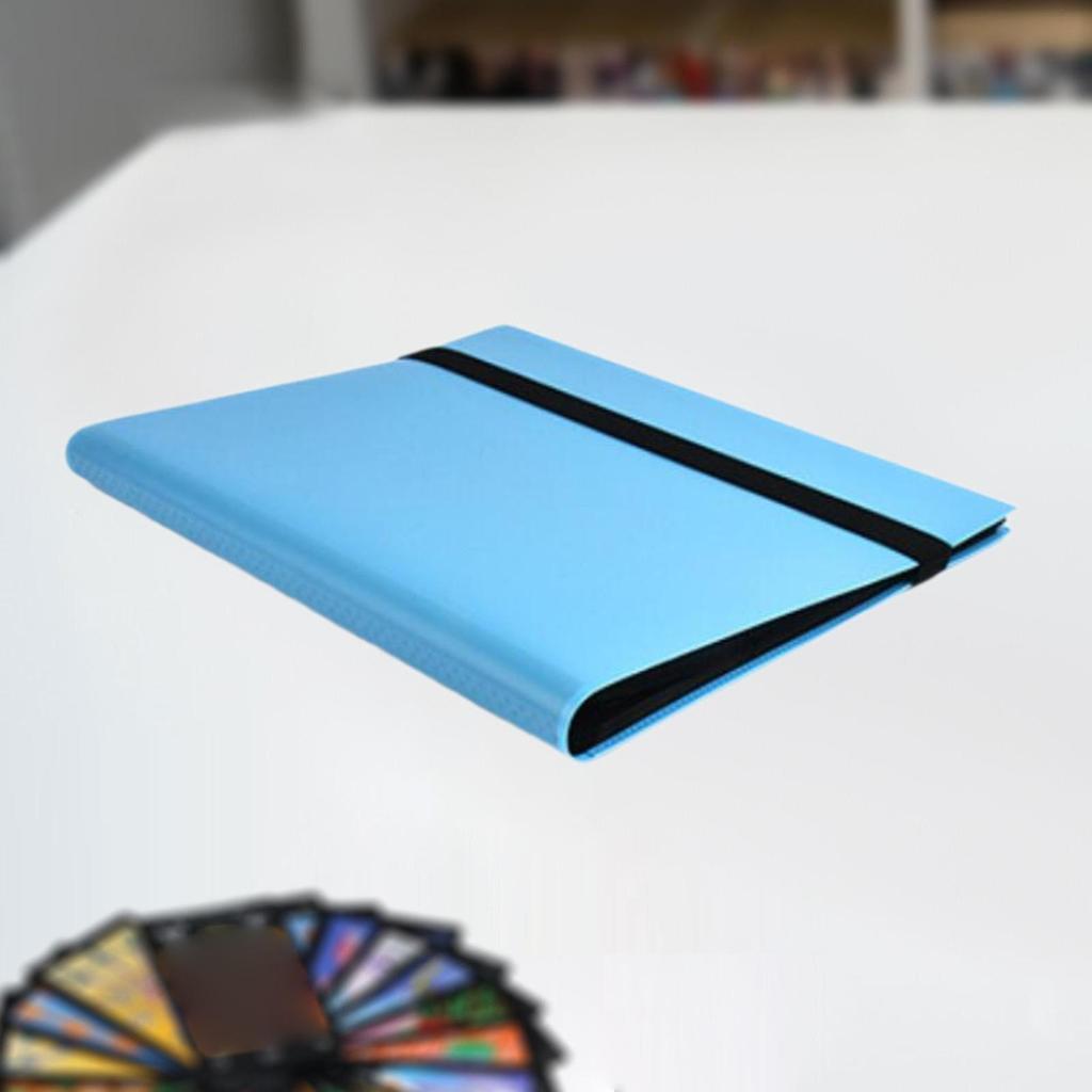 Cards Binder 4 Pockets Cards Binder Holder, Trading Card Games Binder Collector Storage Album for Gaming Cards