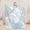 Fashion 3D Anime Blanket Benthos Flannel Blanket Warm Comforter Camping Home Fluffy Soft Blankets Halloween Decor Birthday Gifts