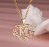 Collana Lettera Inglese a Forma di Cuore - Design alla Moda e Versatile