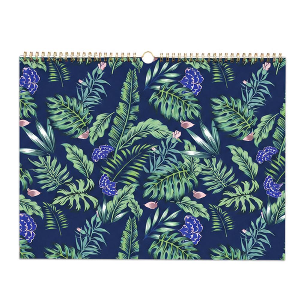 12 Months 2027 Calendar 12 Months Hanging Monthly Calendar 2027 Floral Wall Calendar for School Home Office Organization