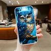 Cartoon Art Owl Phone Case for Motorola G14 G15 G24 G30 G31 G32 G34 G41 G42 G51 G52 G50 G60S G60 G62 G72 G71 G73 G84 G85 G200 E32