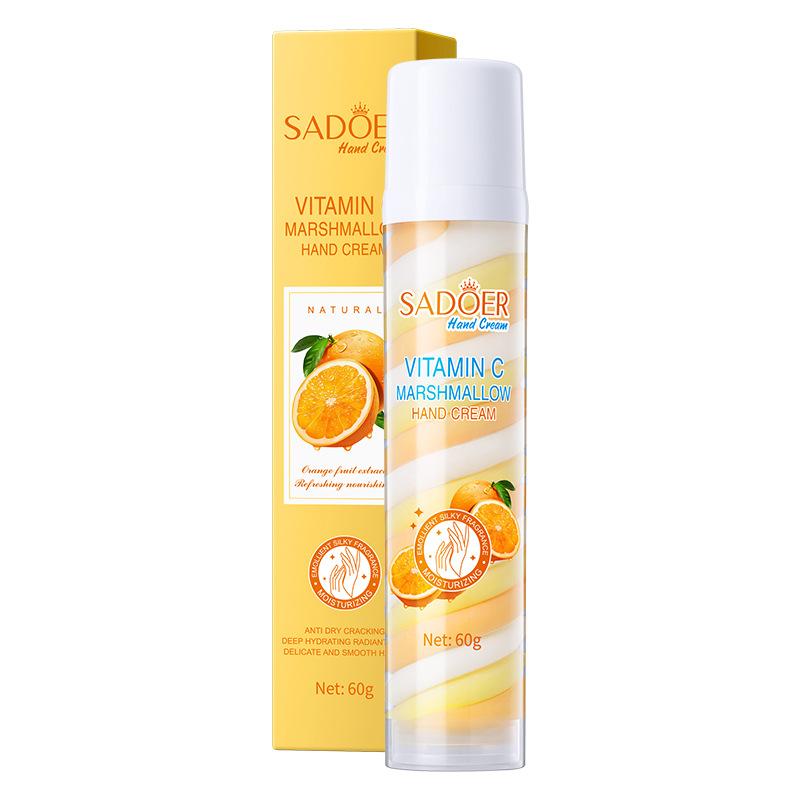 Vanilla Marshmallow Tricolor Hand Cream 60g Autumn and Winter Moisturizing Hand Cream Skin Care Products