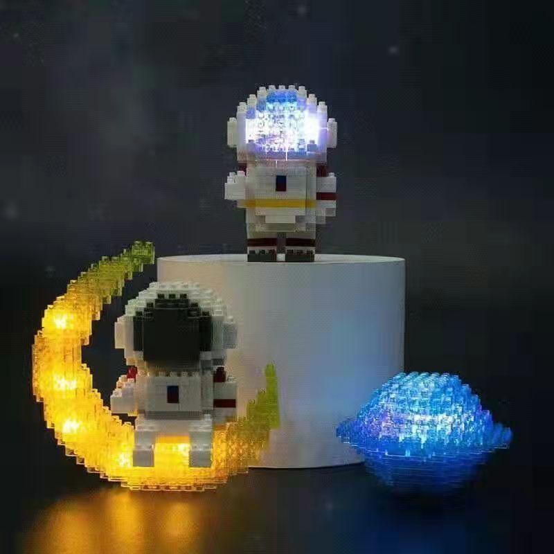 Mini Micro Rocket Building Blocks Space Moon Satellite Astronaut Diamond Bricks Constructor Toys Designed For Children Gifts Stylish Appearance