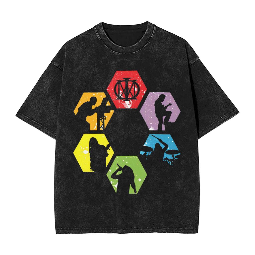 Images Dream Theater Music Band T Shirt Hipster T Shirts Short Sleeve Streetwear Tshirt Summer Casual O Neck Oversize Tees