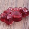Doppel-Sattel-Ohrstecker Schmuck Transparente Acryl Flesh Tunnels Piercing für das tägliche Outfit