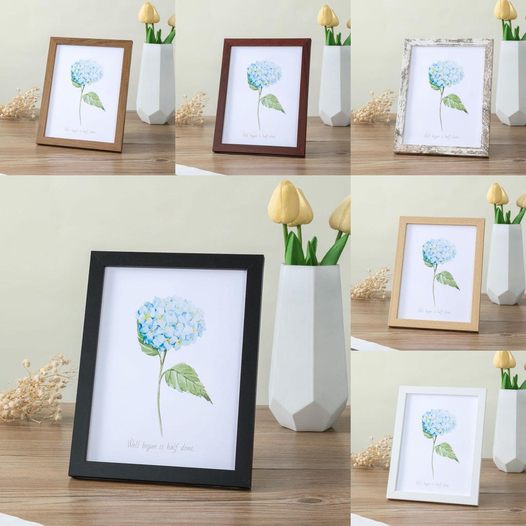 Vintage Frame Photo Handmade Wooden Wall Mount Picture Frames For Display Gift