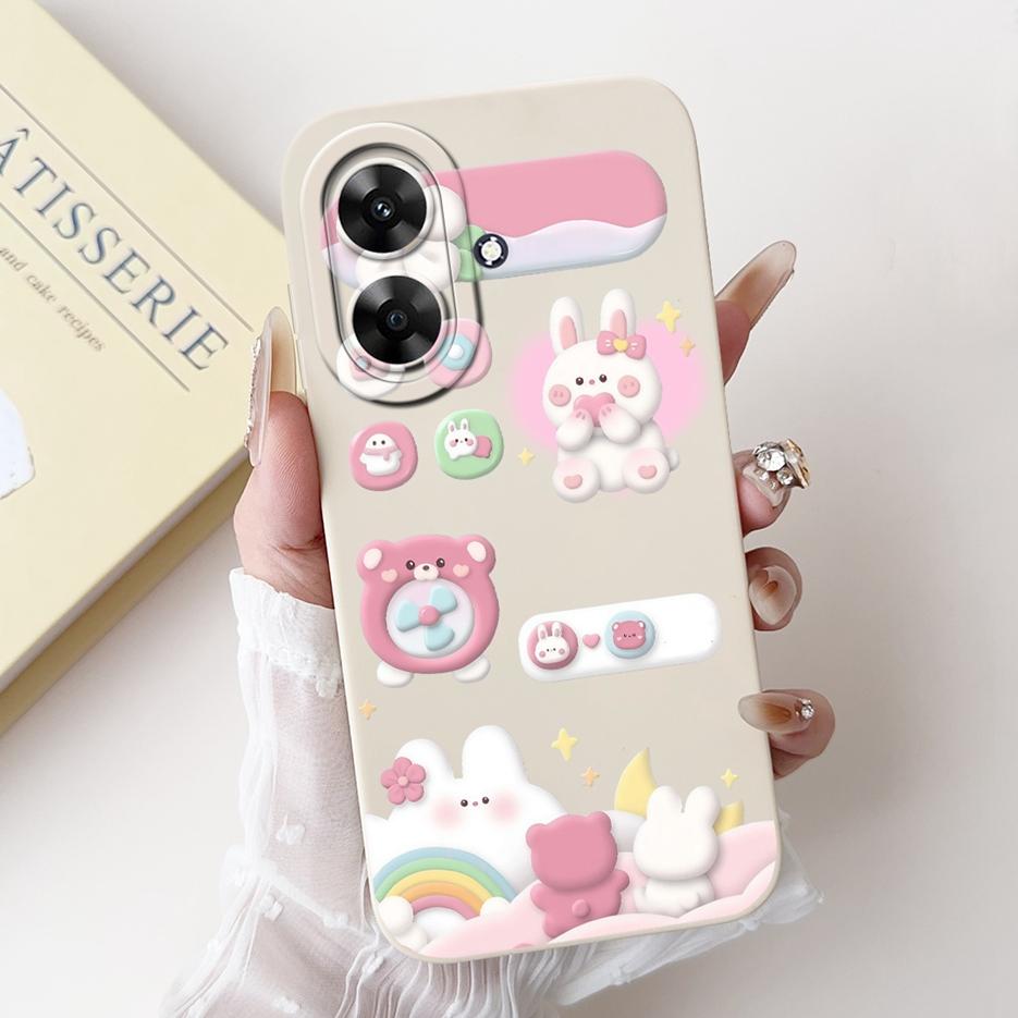 Für Realme Note 60 Hülle RMX3933 Luxus Candy Lackierte Abdeckung Weiche TPU Handyhülle Für Realme Note 60X Note60 Narzo N61 Fundas Coque